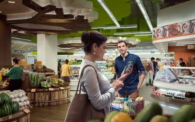 Bei Albert Heijn führt Licht die Kunden zum Produkt