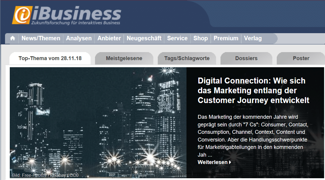 Digital Connection im iBusiness