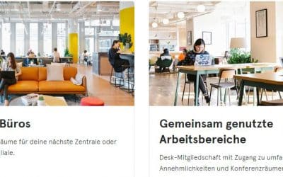 WeWork Go – einen Arbeitsbereich minutenweise buchen
