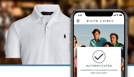 Ralph Lauren Produktauthentifikation mit QR-Codes