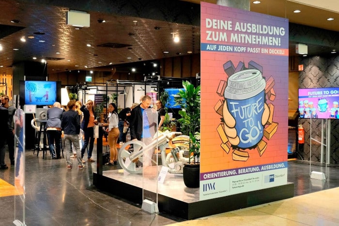 Ausbildungs-Pop-up-Store in Düsseldorf